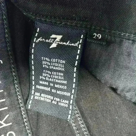 7 For  All Mankind The Skinny Jeans. Ladies size 29. - Picture 5 of 8